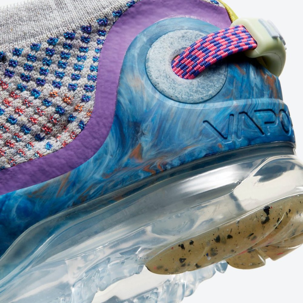 Nike Air VaporMax 2020 Flyknit Running Pure Plat - Picture 8 of 8